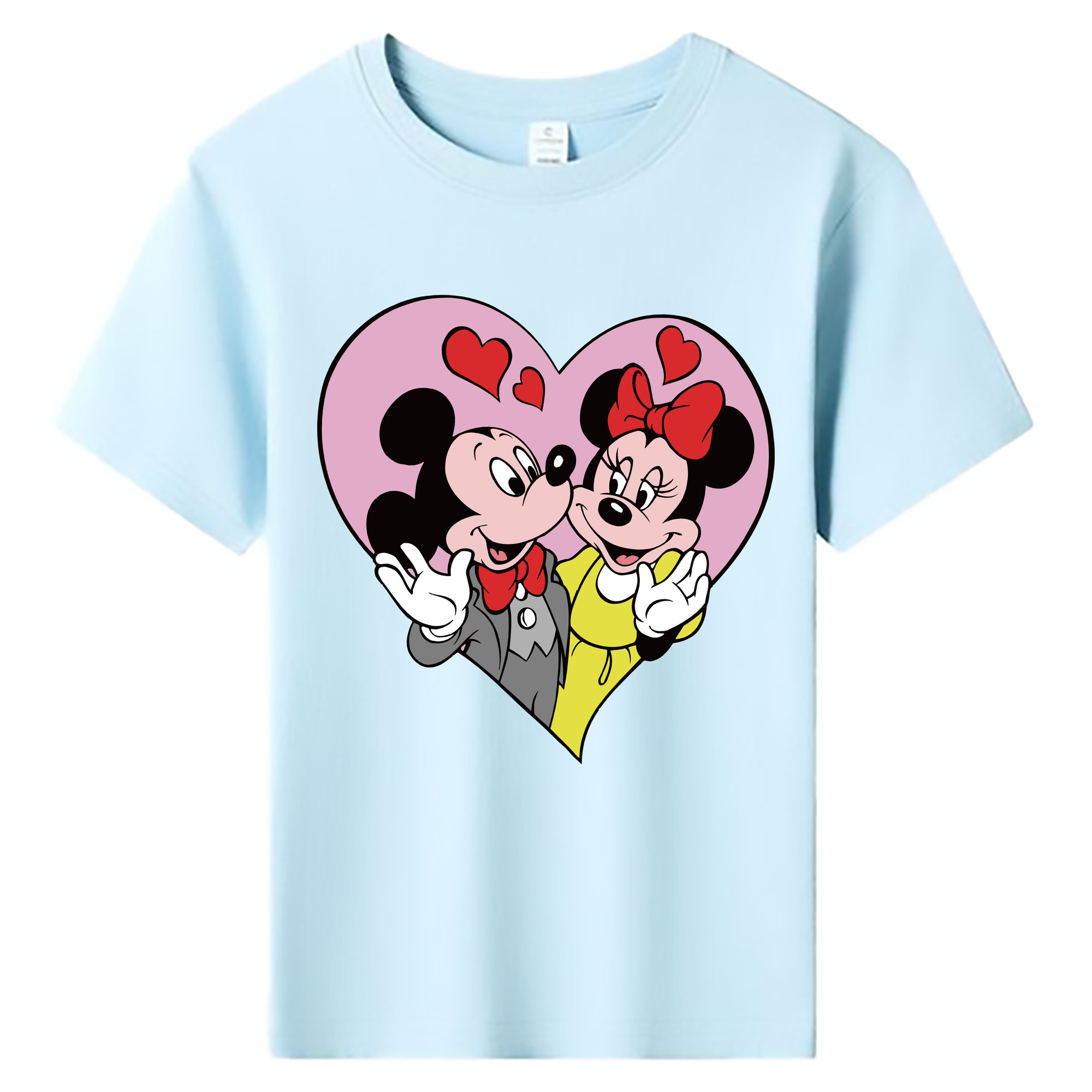 ミッキーマウス Mickey Mouse 綿100％キッズTシャツ（フロントプリント）